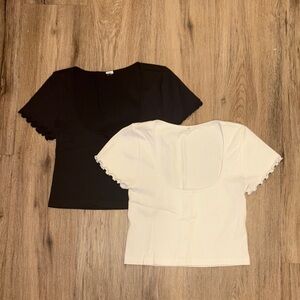 Black and White Women's Tops